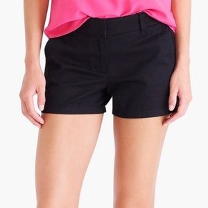 J.Crew Chino City Fit Black Shorts